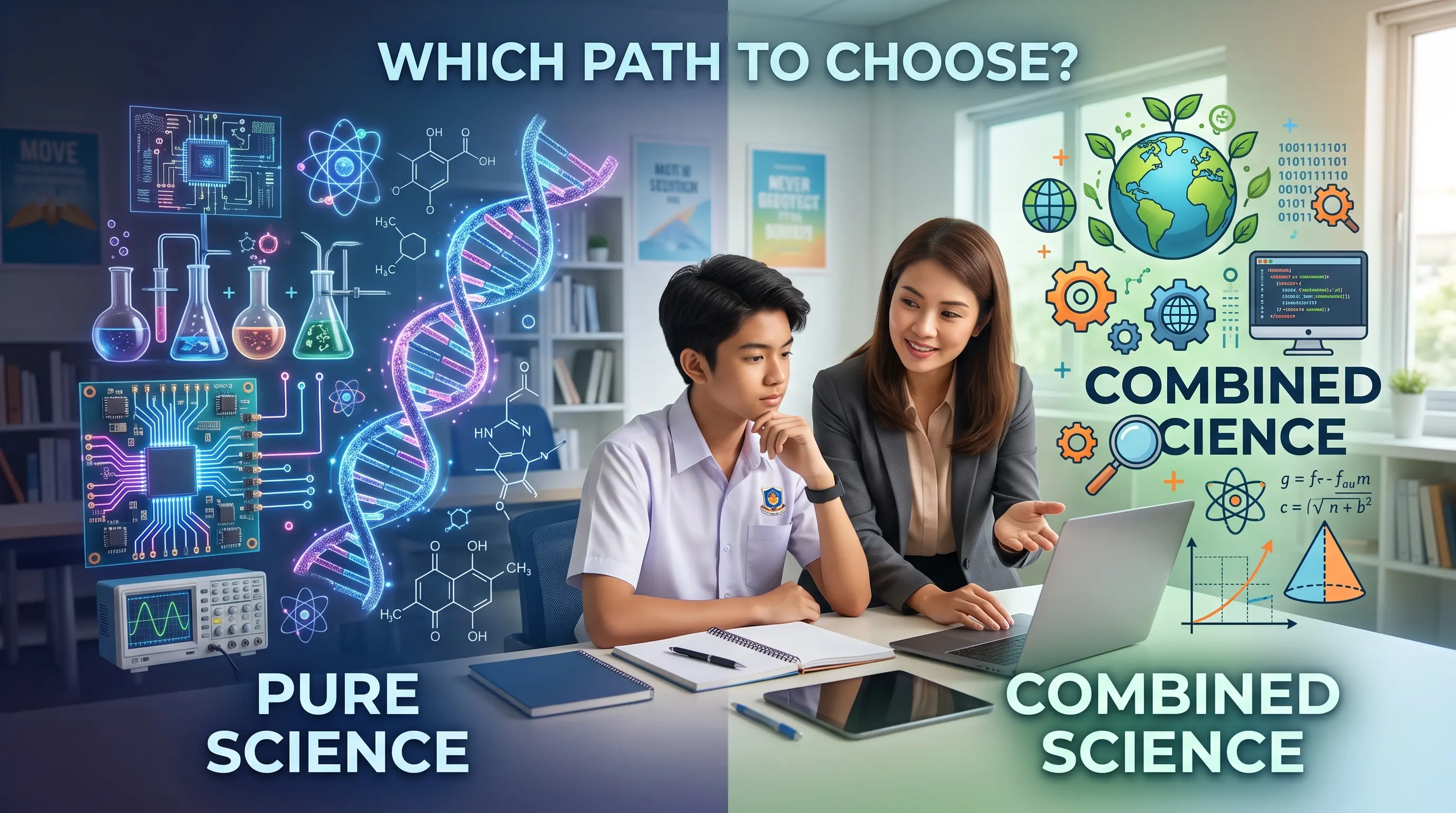 Combined Science vs Pure Science in SPM & IGCSE: Which Should You Choose?