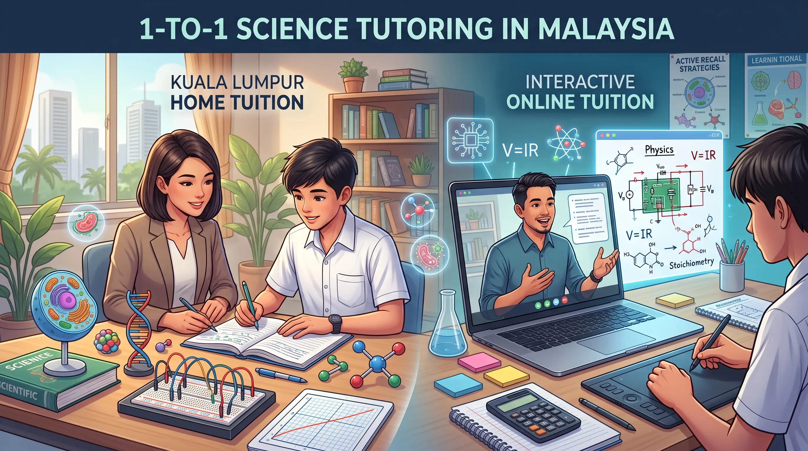 Best Science Tutors in Malaysia: Online and Home Tuition Options