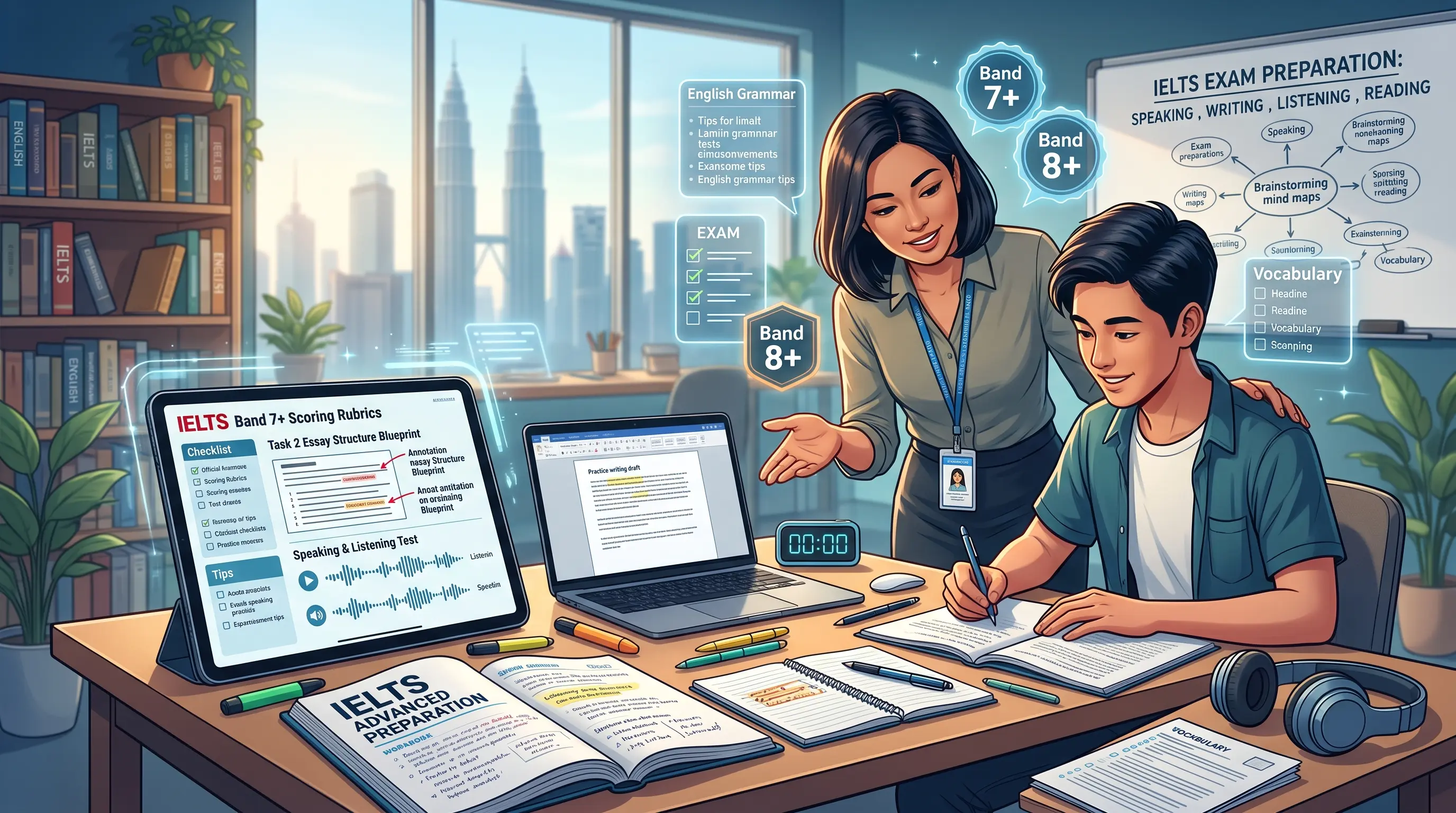 IELTS Tuition Malaysia: Complete Preparation Course for Band 7+
