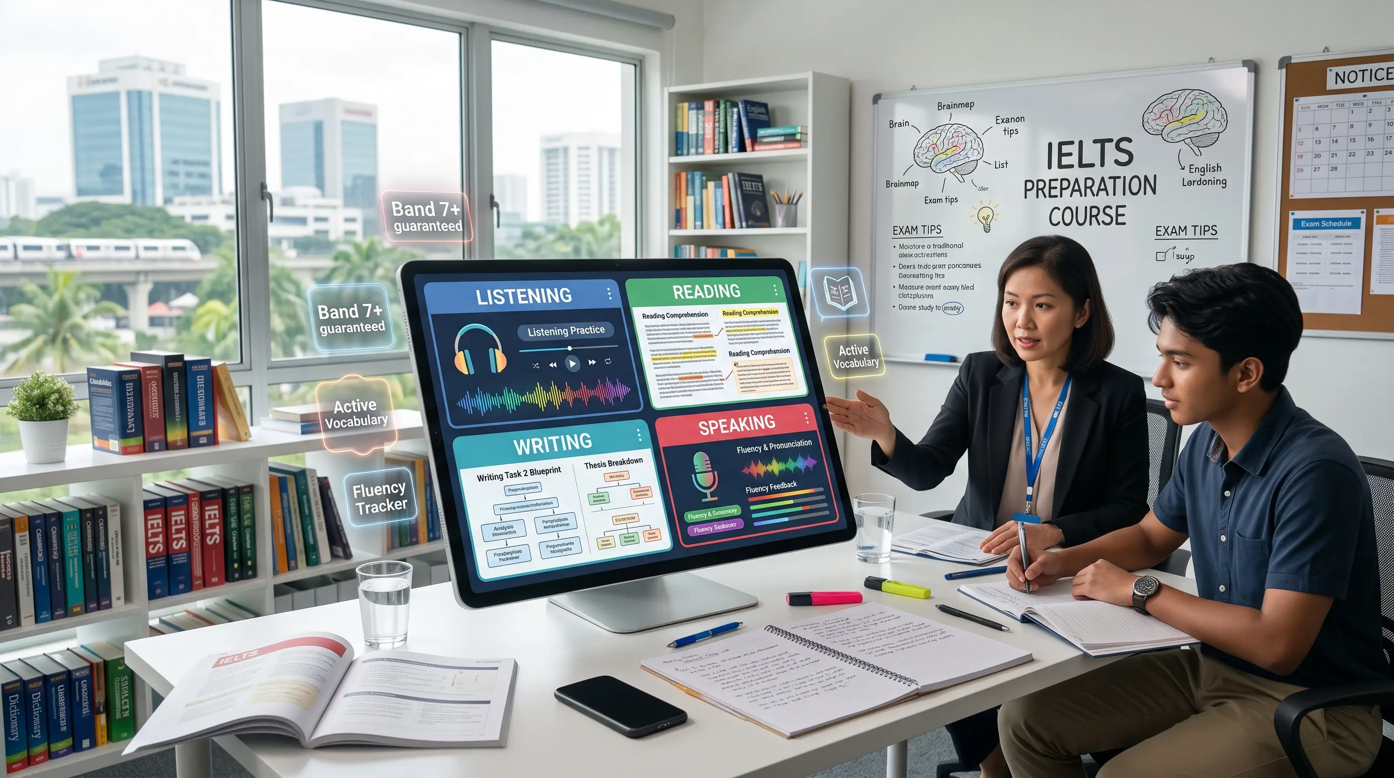 IELTS Preparation Course: Listening, Reading, Writing & Speaking Modules